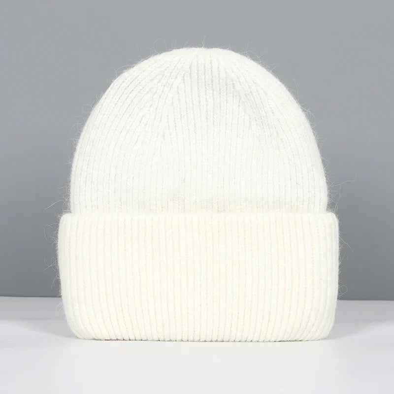 Floina | Cashmere Blend Ribbed Knit Beanie