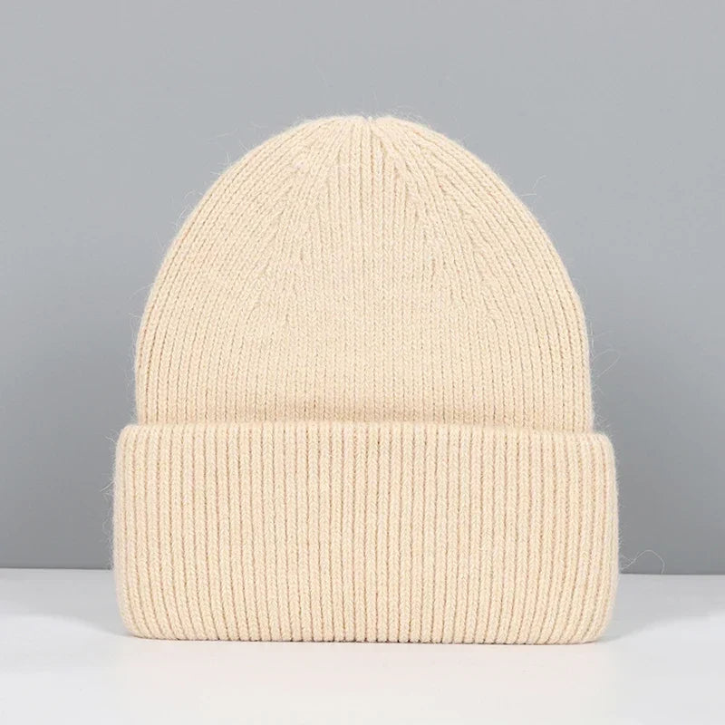 Floina | Cashmere Blend Ribbed Knit Beanie