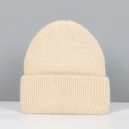 Floina | Cashmere Blend Ribbed Knit Beanie
