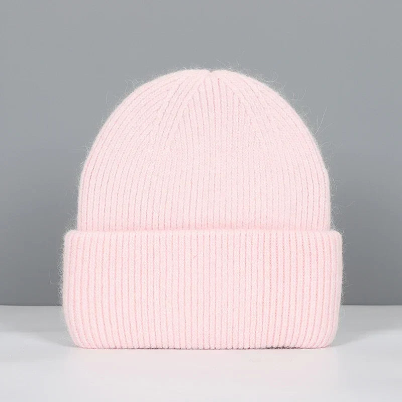 Floina | Cashmere Blend Ribbed Knit Beanie