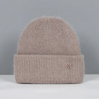 Floina | Cashmere Blend Ribbed Knit Beanie