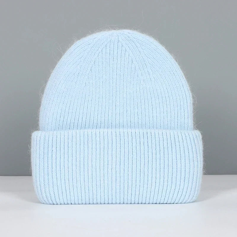 Floina | Cashmere Blend Ribbed Knit Beanie