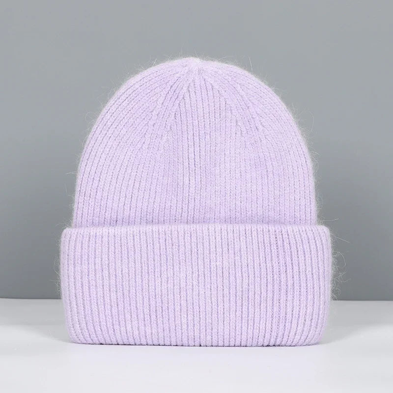 Floina | Cashmere Blend Ribbed Knit Beanie