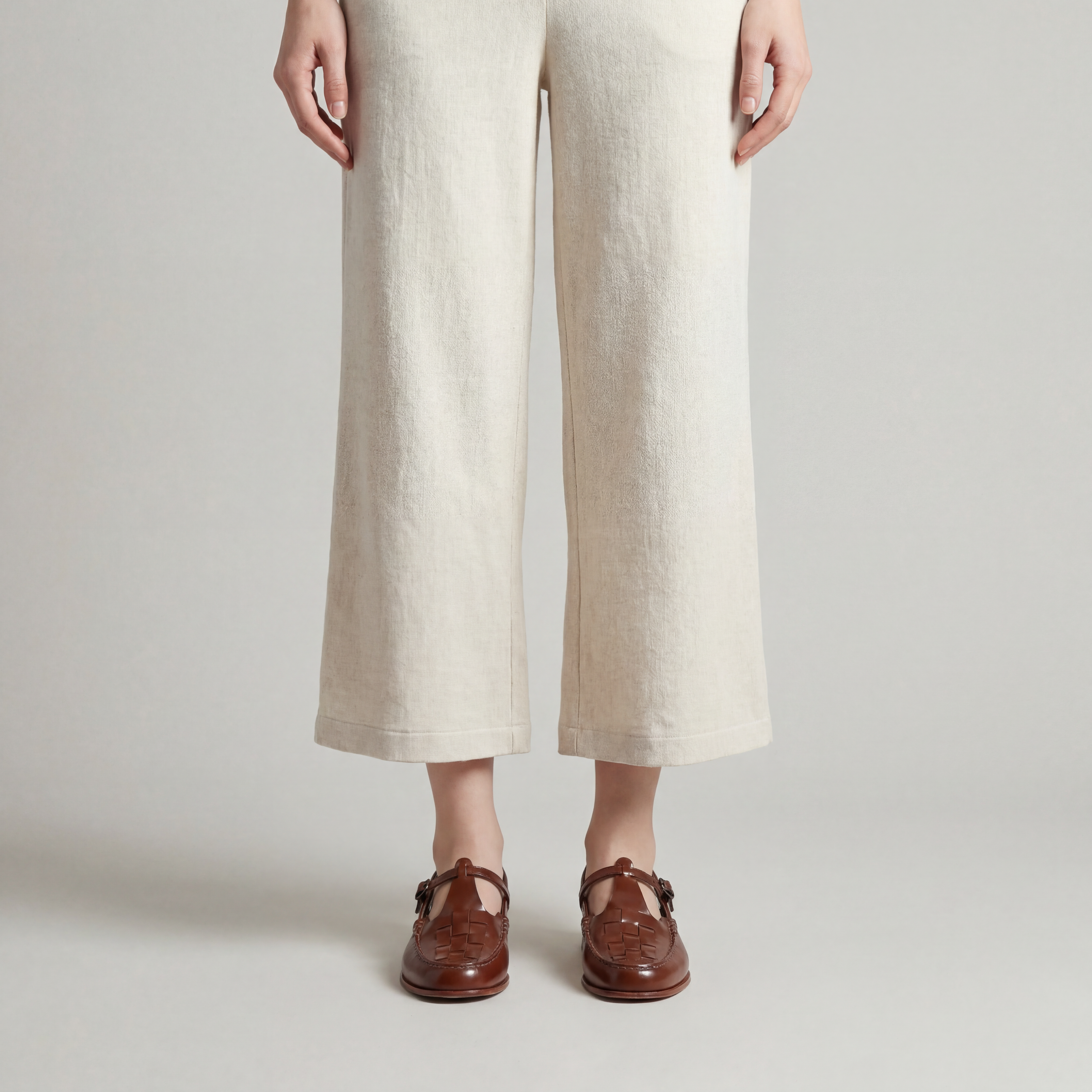 The Palermo | Woven Slingback Flat