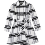 Gisisse | Double-Breasted Belted Flared Coat