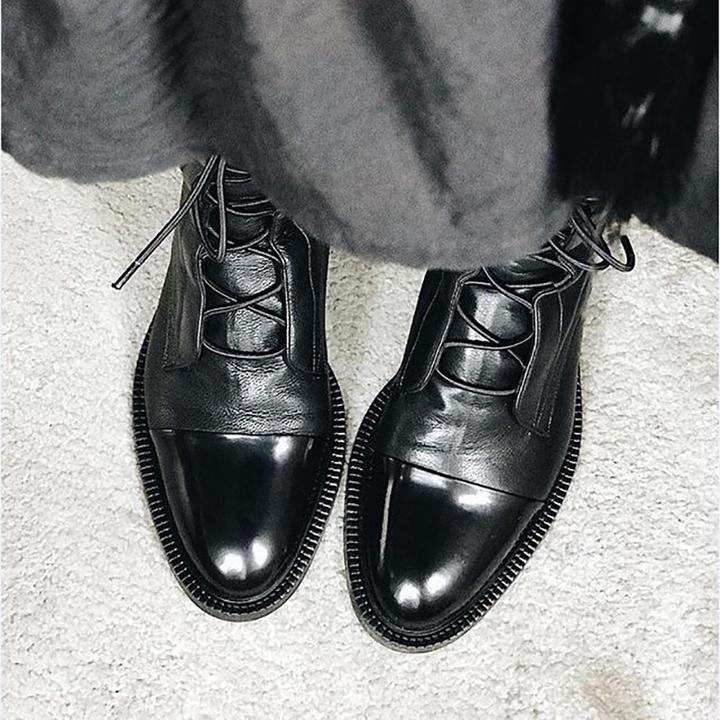 Halana | Classic Leather Ankle Boots