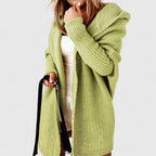 Halena | Knee Length Hooded Cardigan Oversized