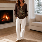 Halenne | Christmas Tree Knit Sweater Relaxed Fit