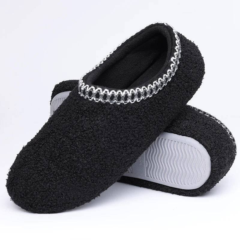 Helelle | Fleece Memory Foam House Slippers