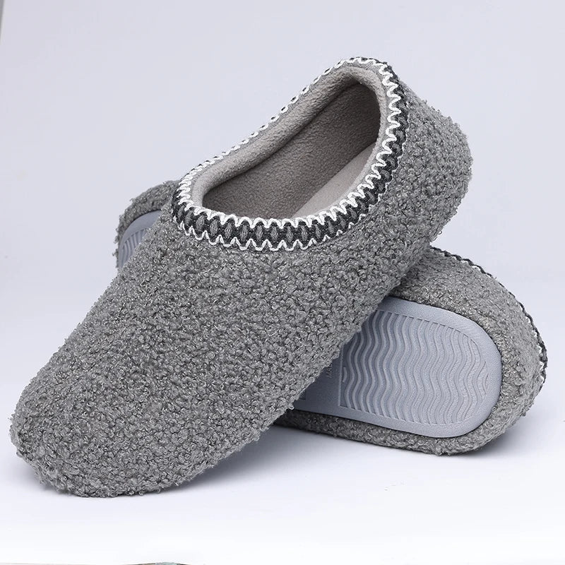 Helelle | Fleece Memory Foam House Slippers