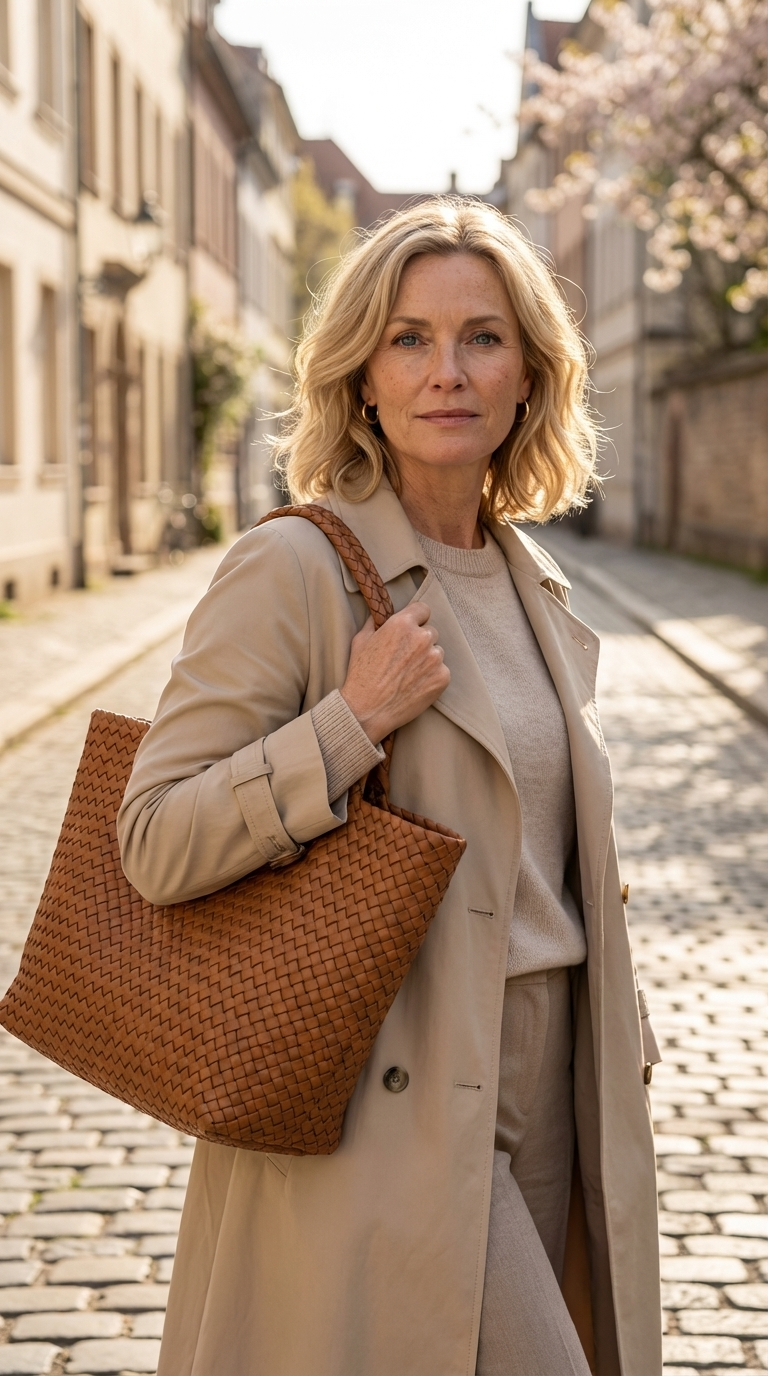 Lana | Classic Woven Tote Bag