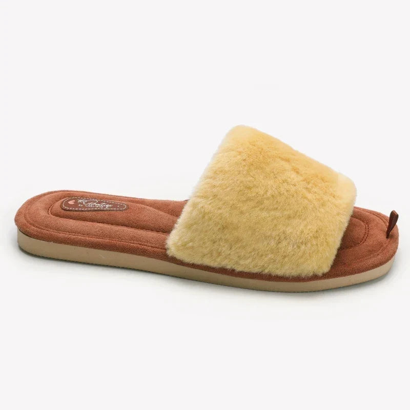 Ilana | Faux Fur Slide Slippers