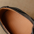Ingeborg | Wingtip Leather Oxfords with Block Heel