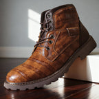 Isaenne | Croc Embossed Western Boots