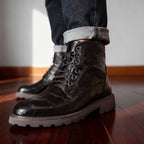 Isaenne | Croc Embossed Western Boots