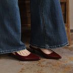 Isaina | Lambskin Slingback Heels with Pointed Toe