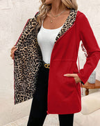 Isaisse | Reversible Leopard Print Coat