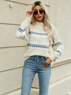 Julelle | Fair Isle Christmas Sweater Snowflake