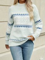 Julelle | Fair Isle Christmas Sweater Snowflake