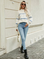 Julelle | Fair Isle Christmas Sweater Snowflake