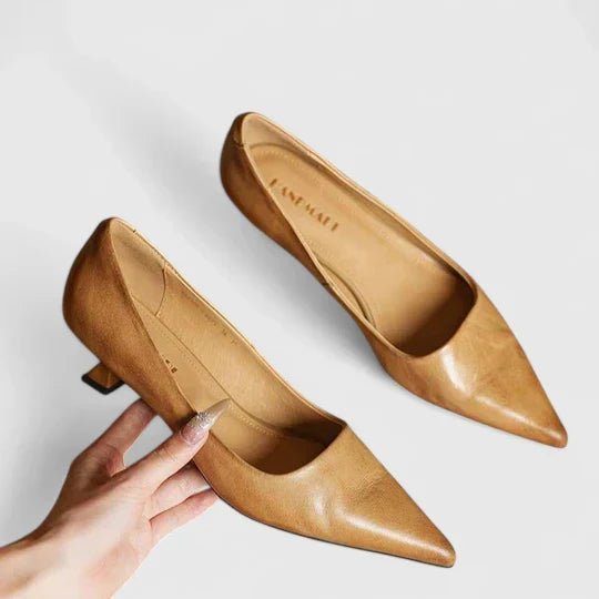 Lauana | Orthopedic Block Heel Pumps