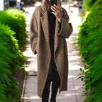 Lysanne | Oversized Double-Breasted Long Coat