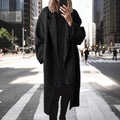 Lysanne | Oversized Double-Breasted Long Coat