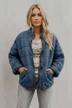 Lysina | Quilted Lightweight Jacket with High Collar