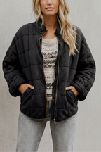 Lysina | Quilted Lightweight Jacket with High Collar