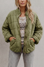 Lysina | Quilted Lightweight Jacket with High Collar