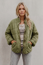 Lysina | Quilted Lightweight Jacket with High Collar
