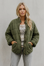 Lysina | Quilted Lightweight Jacket with High Collar