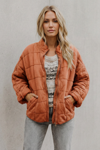 Lysina | Quilted Lightweight Jacket with High Collar