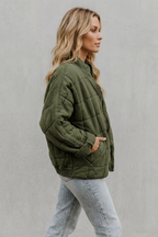 Lysina | Quilted Lightweight Jacket with High Collar