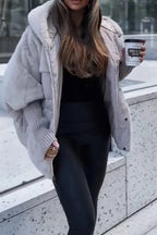 Maena | Oversized Puffer Jacket with Faux Fur Trim