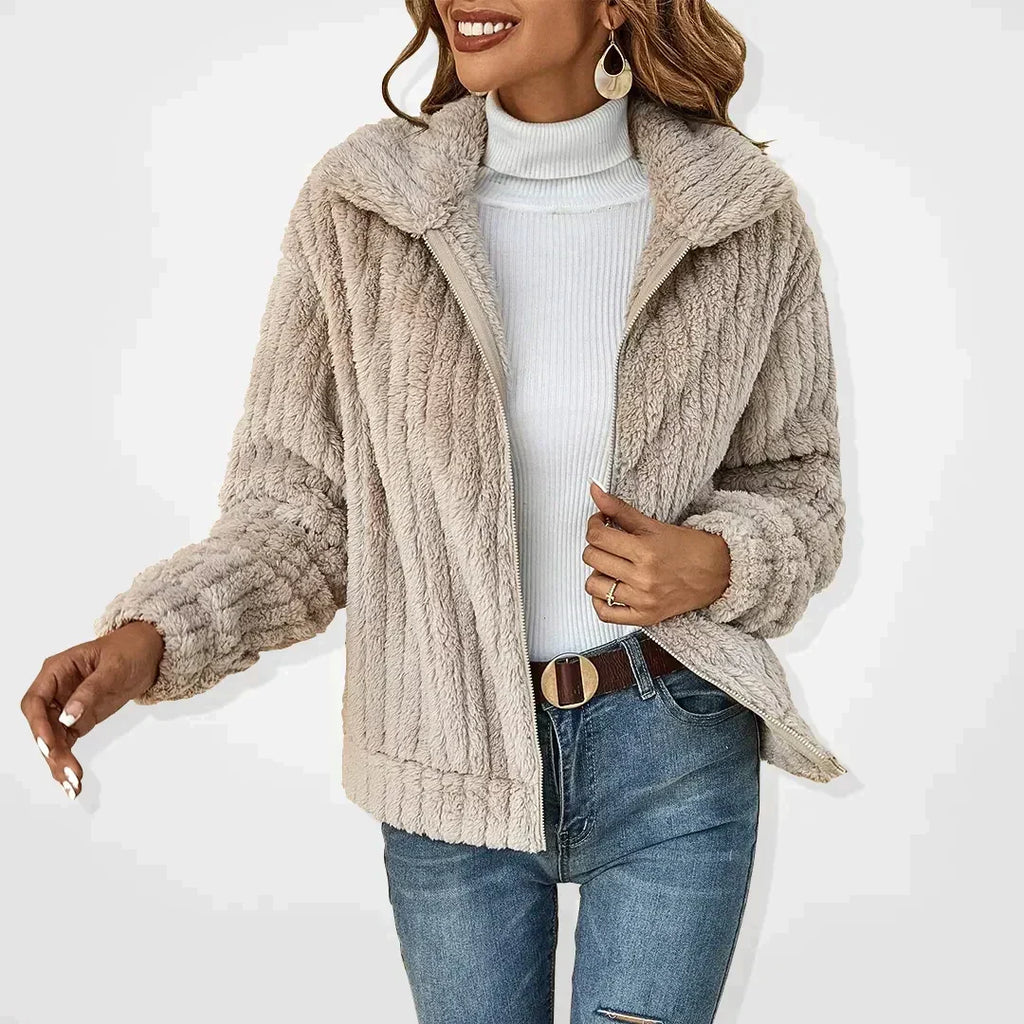 Maeora | Fluffy Open Front Cardigan