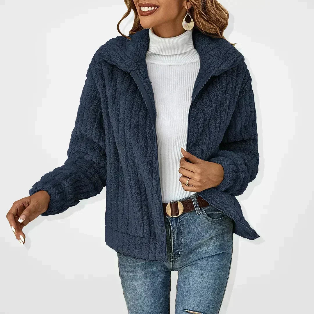 Maeora | Fluffy Open Front Cardigan