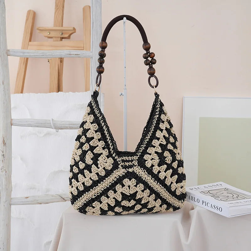 Millie™ | Bohemian Crochet Hobo Tote