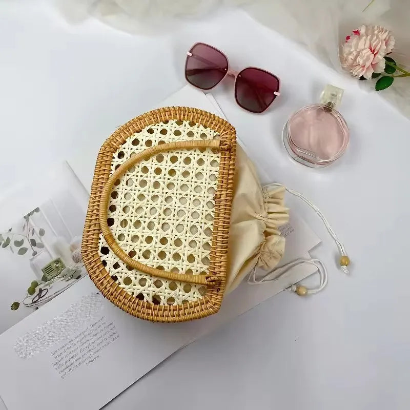 Lou™ | Rattan Basket Tote