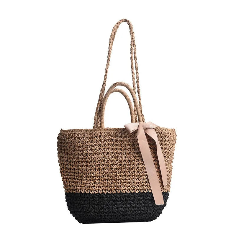 Bea™ | Crochet Ribbon Shoulder Tote