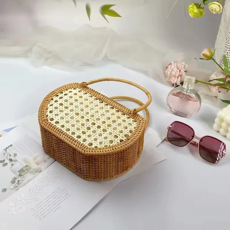Lou™ | Rattan Basket Tote