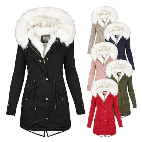 Nelana | Faux Fur Lined Winter Coat