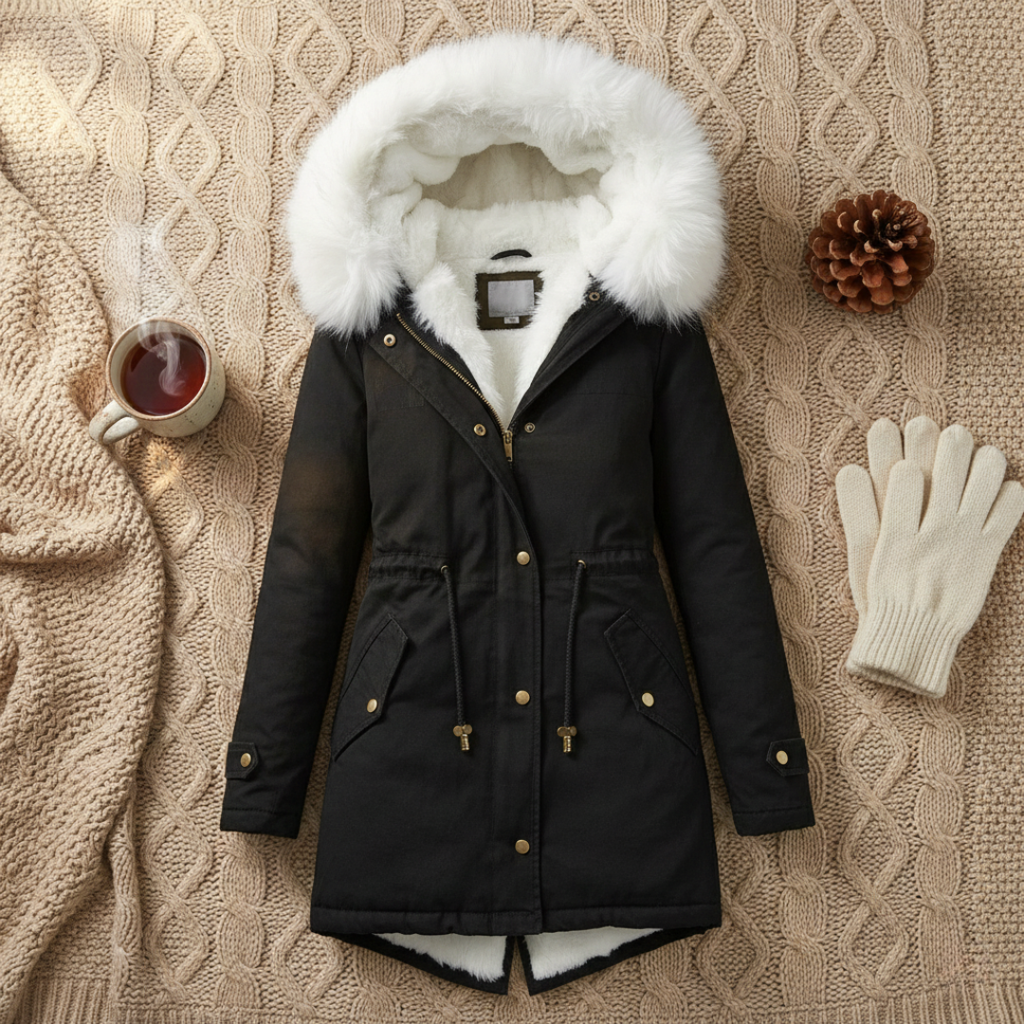 Nelana | Faux Fur Lined Winter Coat