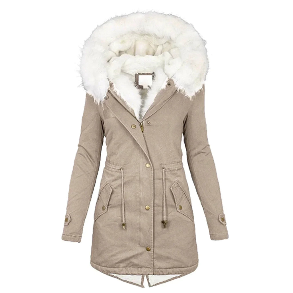 Nelana | Faux Fur Lined Winter Coat