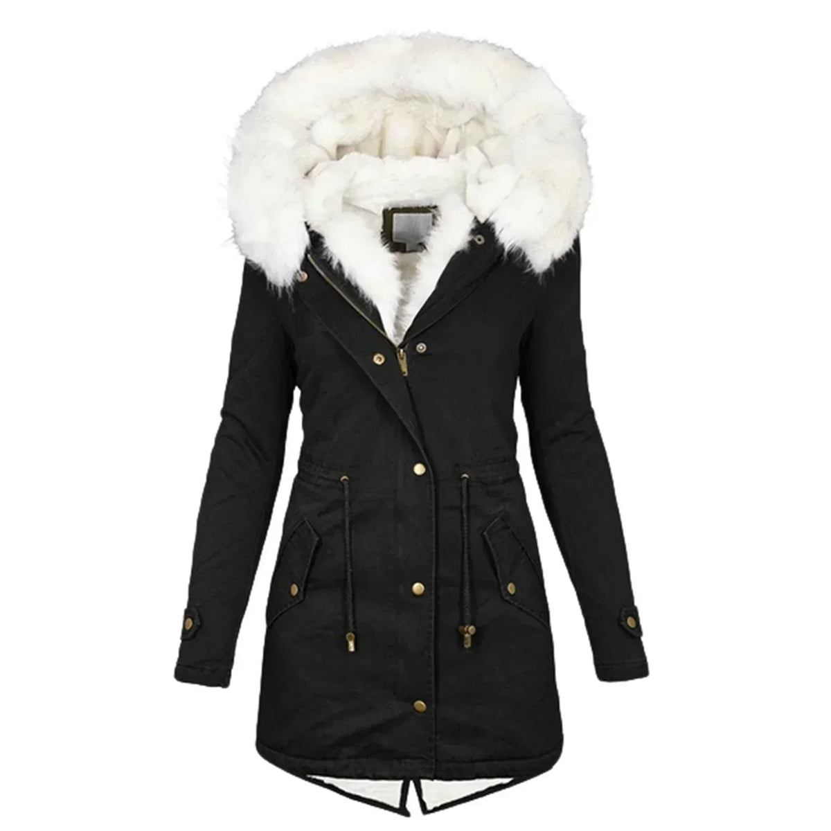 Nelana | Faux Fur Lined Winter Coat