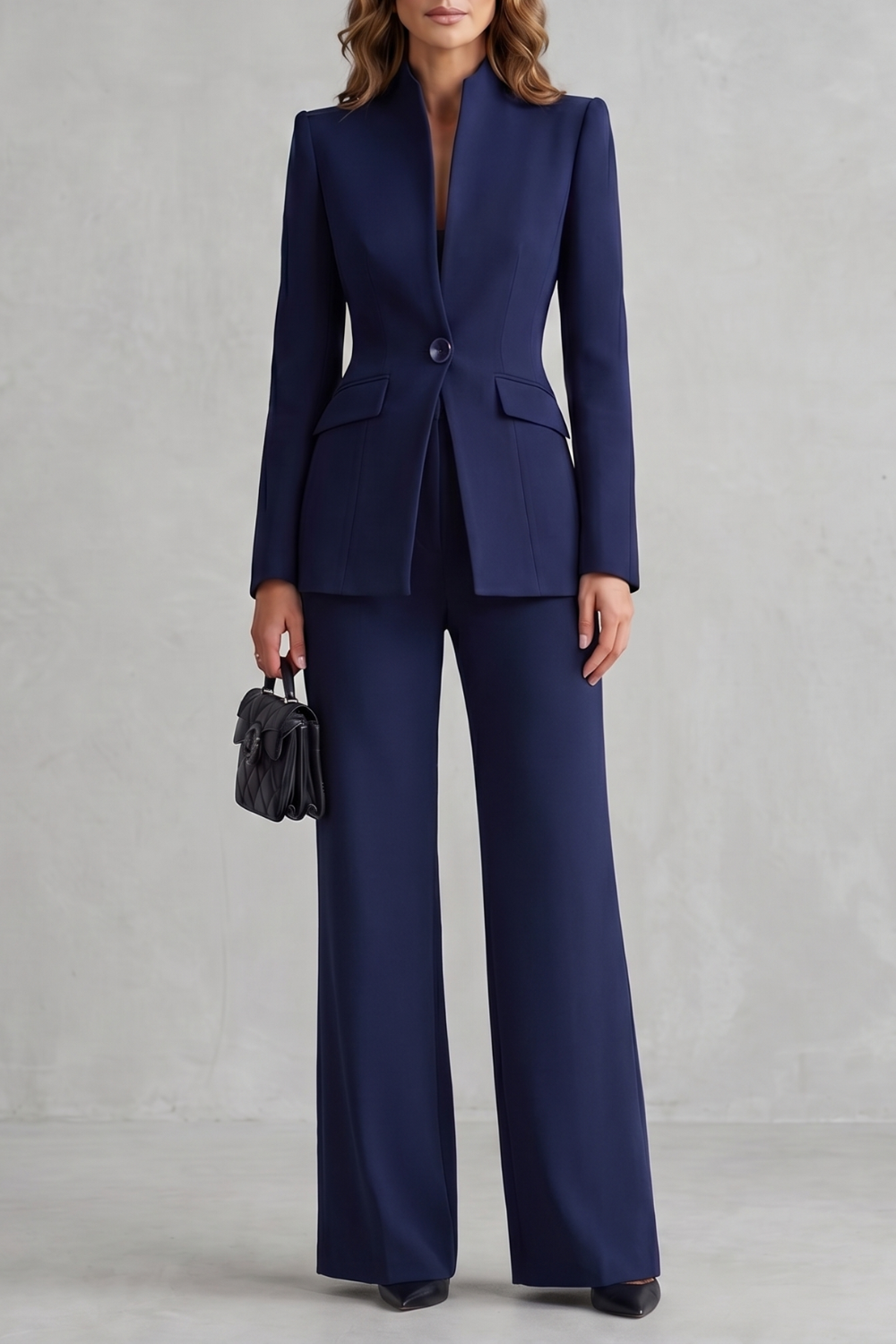 Norena | Tailored Blazer and Wide-Leg Trouser Suit