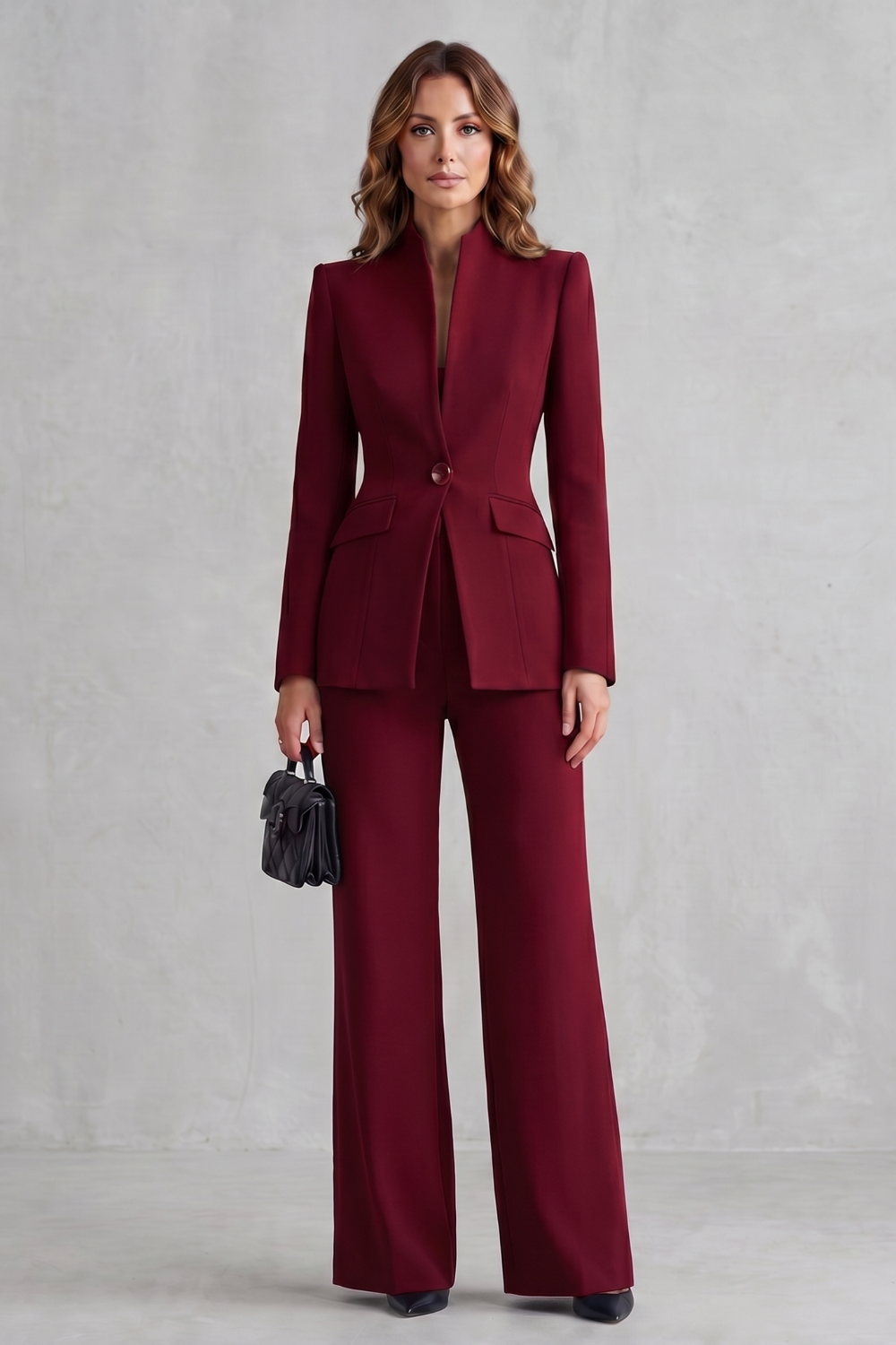 Norena | Tailored Blazer and Wide-Leg Trouser Suit