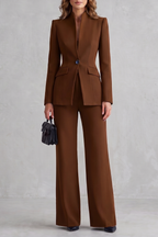 Norena | Tailored Blazer and Wide-Leg Trouser Suit