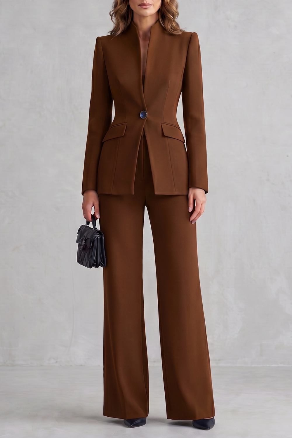 Norena | Tailored Blazer and Wide-Leg Trouser Suit