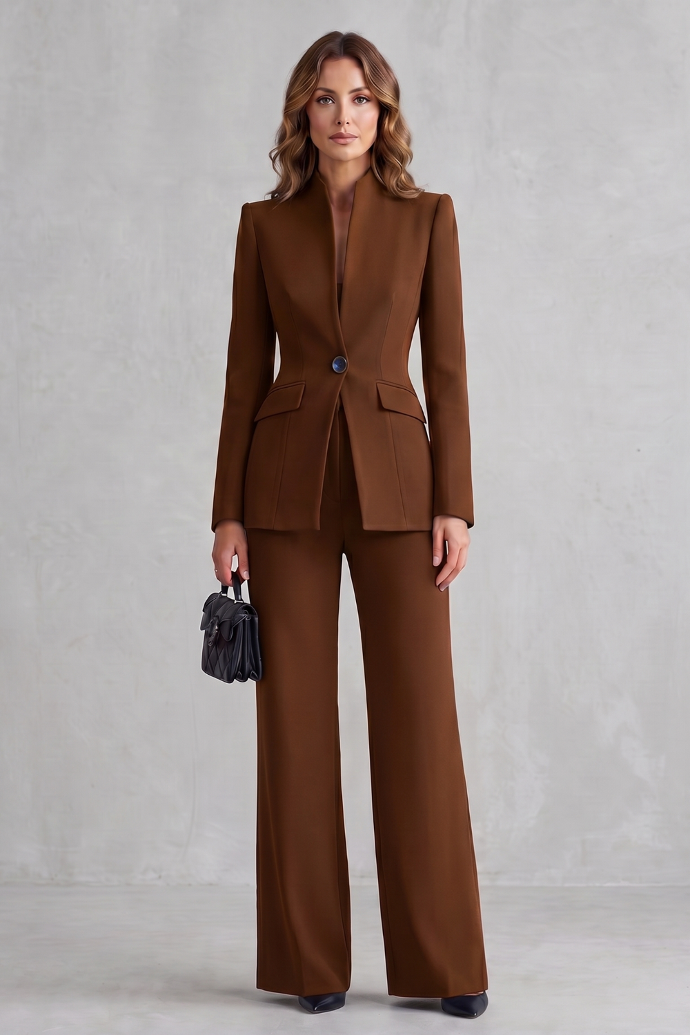 Norena | Tailored Blazer and Wide-Leg Trouser Suit